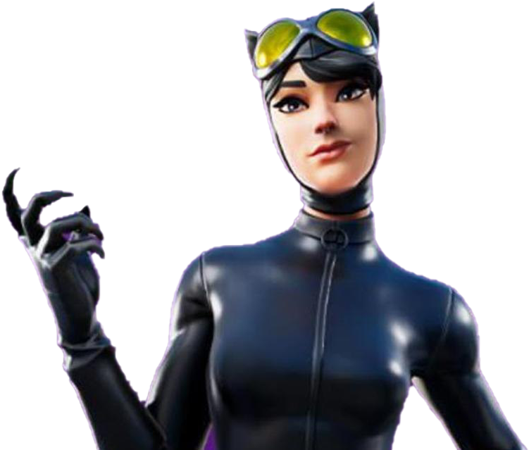 Catwoman Fortnite Png Transparent Image - Catwoman Comic Book Outfit Fortnite, Png Download PNG with transparent background