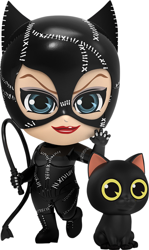 Catwoman Funko Pop Figure With Black Cat