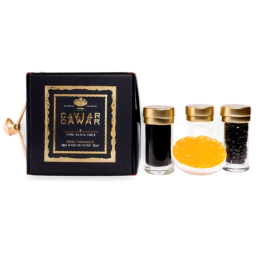 Caviar Tasting Set Png Haj