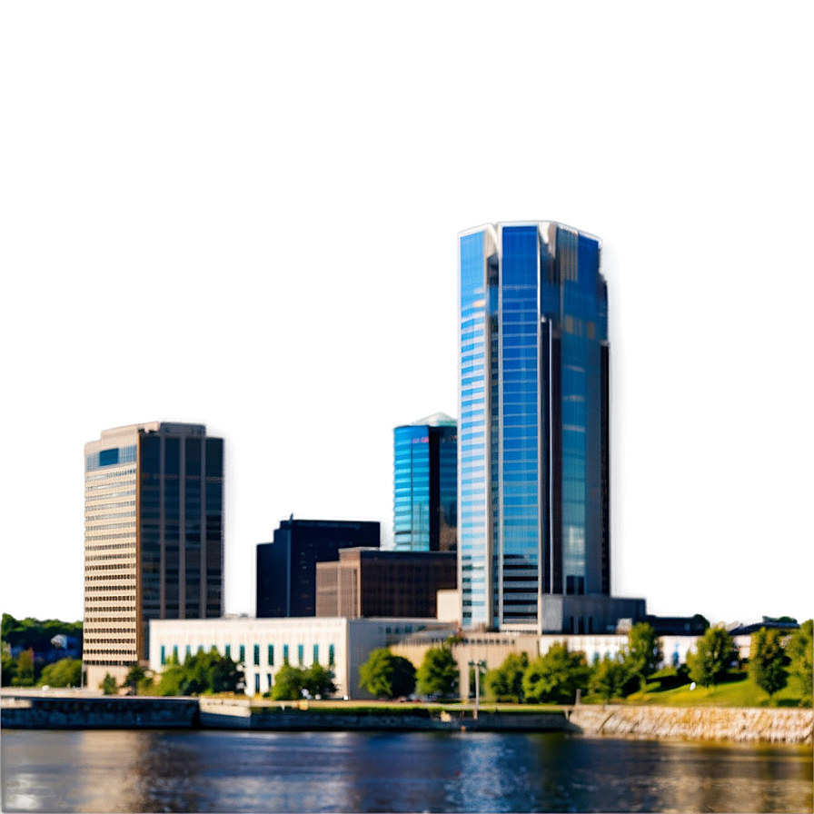 Cedar Rapids Cityscape Png Ypi96