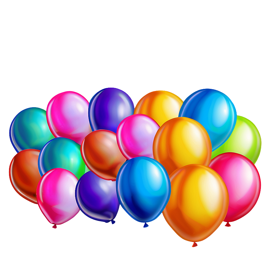 Celebration Balloons PNG 05212024 PNG with transparent background
