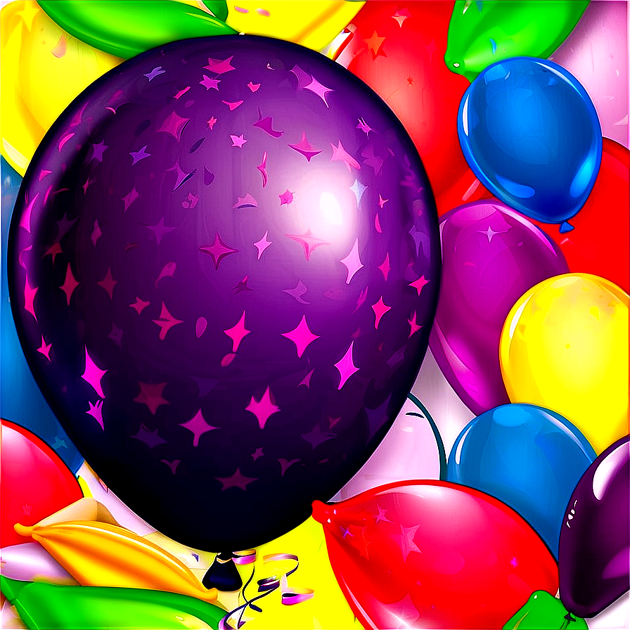 Celebration Balloons PNG 05212024 PNG with transparent background