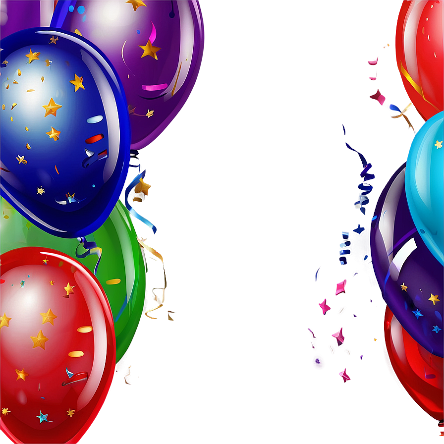Celebration Balloons PNG ndh98 PNG with transparent background