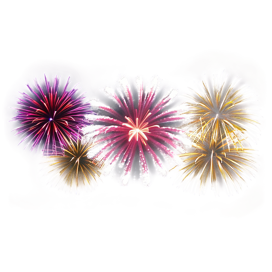 Celebration Fireworks Display PNG vwr PNG with transparent background