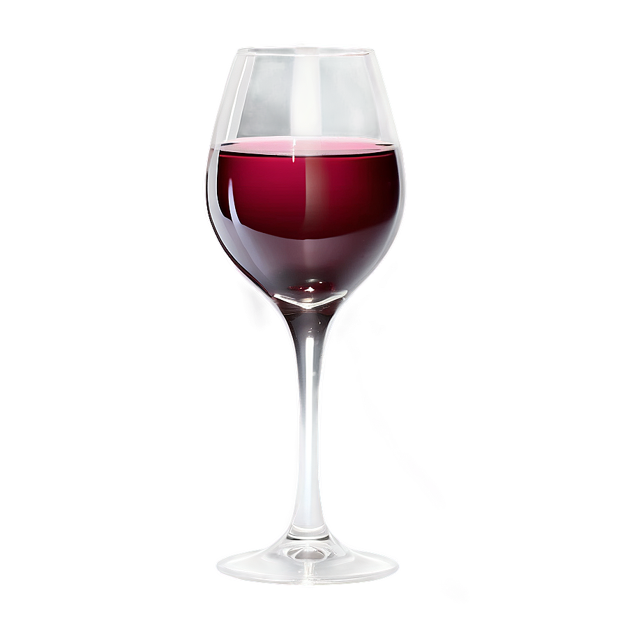 Celebratory Red Wine Glass Png Uho