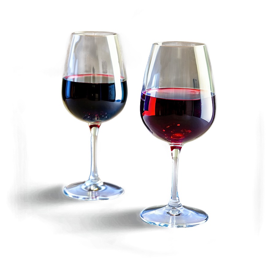 Celebratory Red Wine Glass Png Vgu