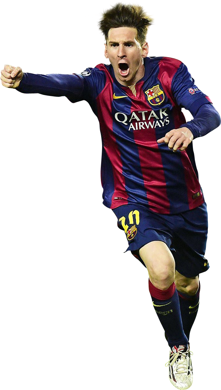 Celebratory Soccer Player F C Barcelona