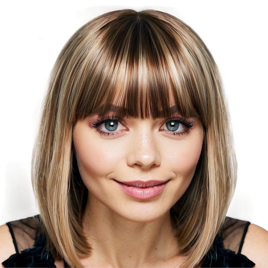 Celebrity Bangs Ideas PNG 88 PNG with transparent background