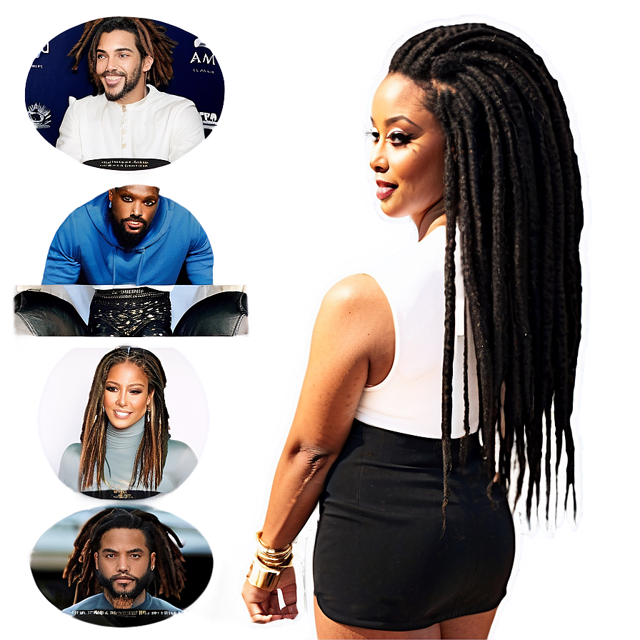 Celebrity Dreads Inspiration Png 05242024