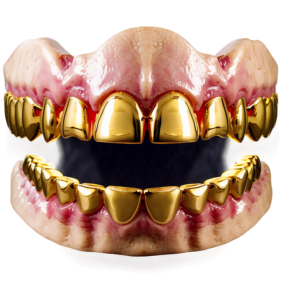 Celebrity Gold Grillz Look Png 06282024