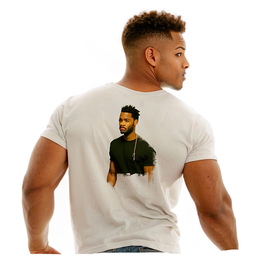 Celebrity Portrait Graphic Tee Png 90