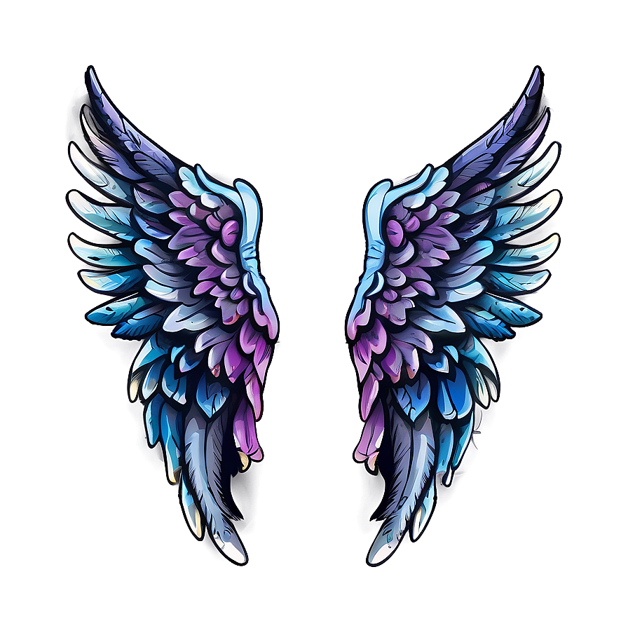 Celestial Angel Wings Clipart Png 05042024