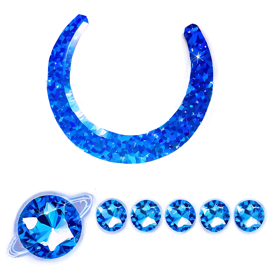 Celestial Blue Sparkle Png 06262024