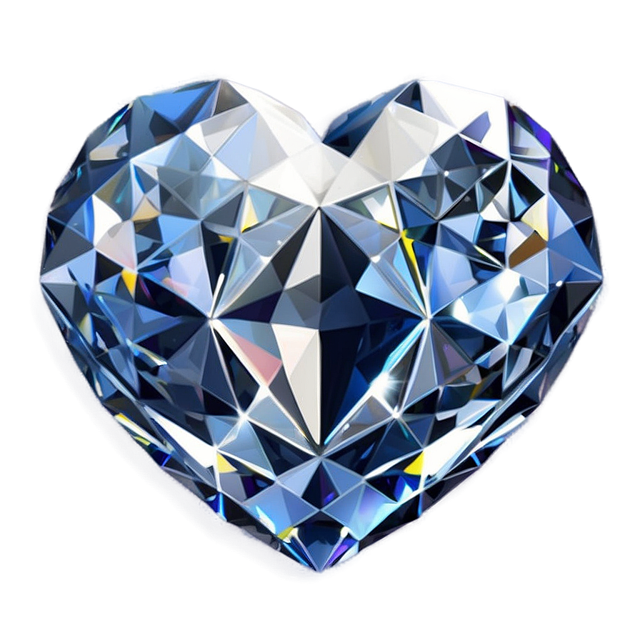 Celestial Diamond Heart Png 48