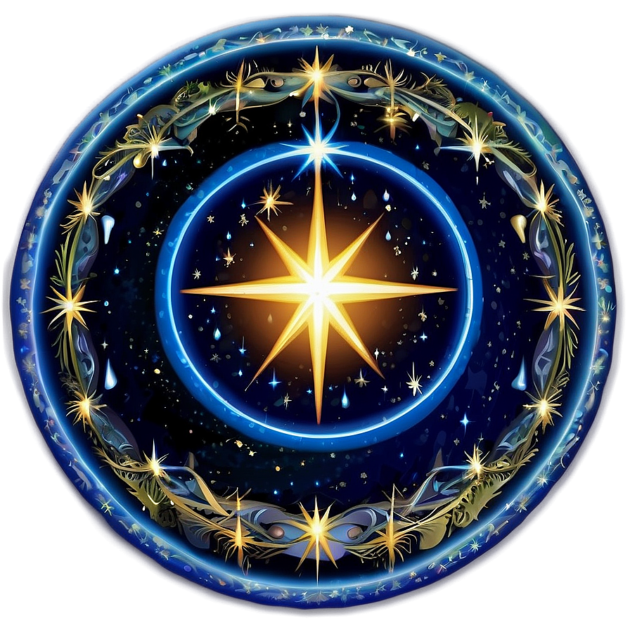 Celestial Star Circle Png Mwg