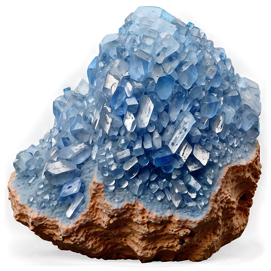 Celestite Crystal Png 05242024