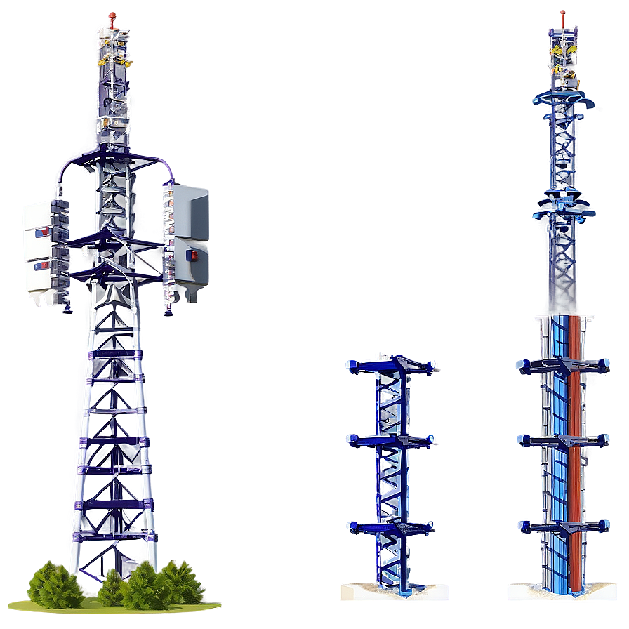 Cell Tower Structure PNG poe PNG image with a transparent background, free high-resolution download