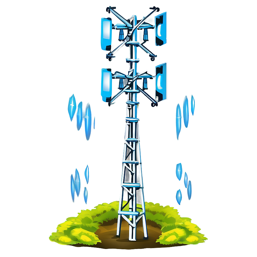 Cell Tower Warning Sign Png Dsf