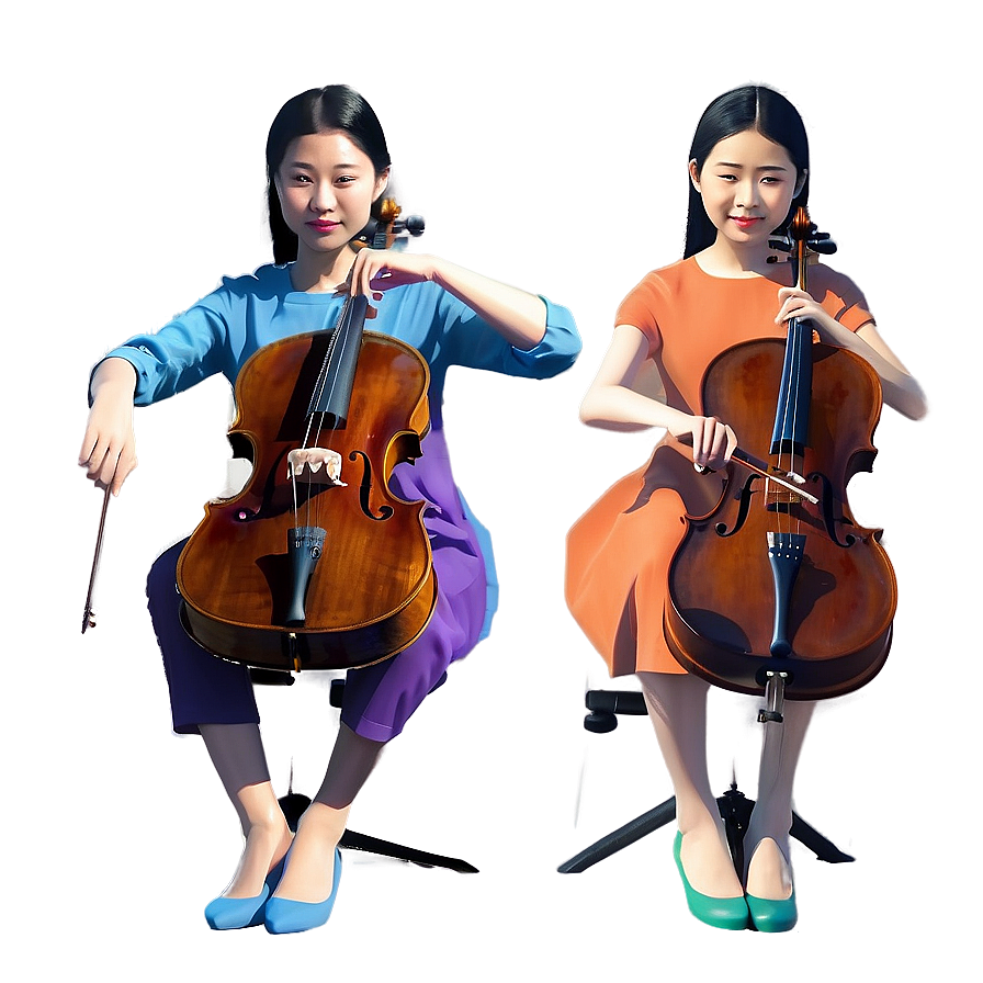 Cello And Violin Duo Png 89