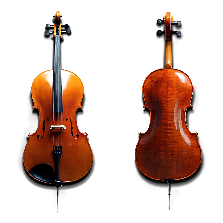 Cello With Notes Background Png 67