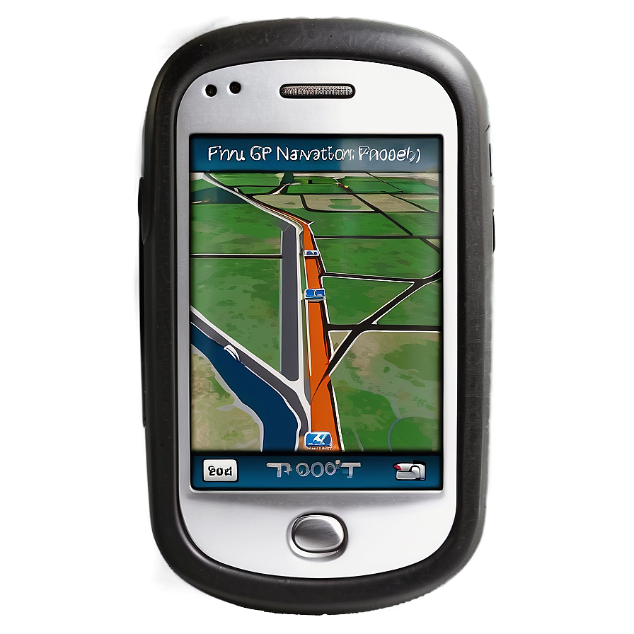 Cellphone With Gps Navigator Png 06112024