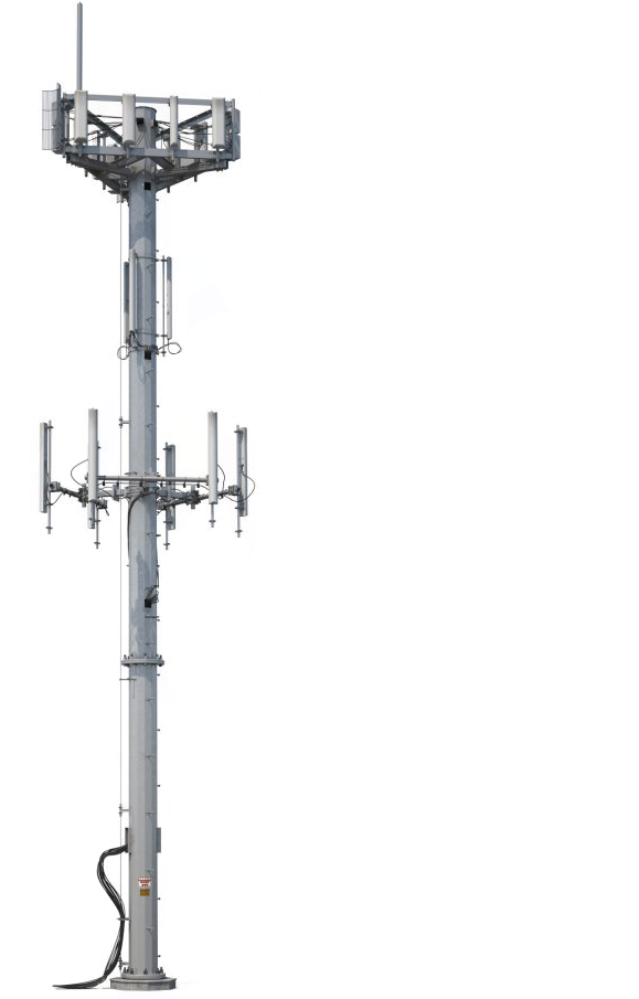 Transparent Radio Tower Png - Cell Tower 3d Model Free, Png Download PNG with transparent background