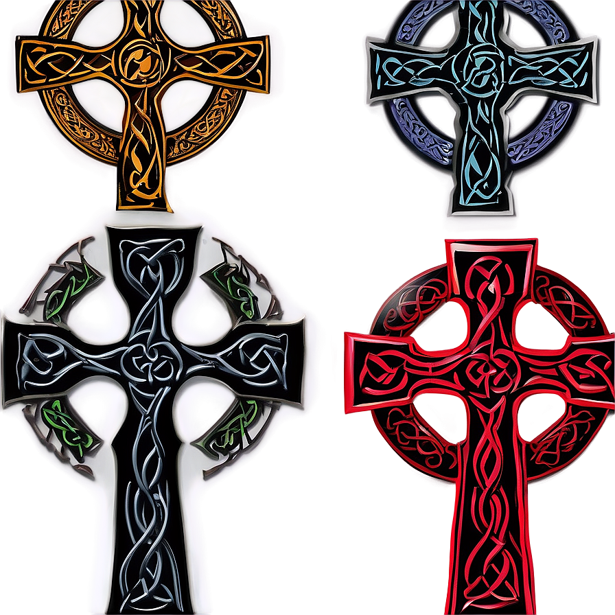 Celtic Cross Design Png 06212024