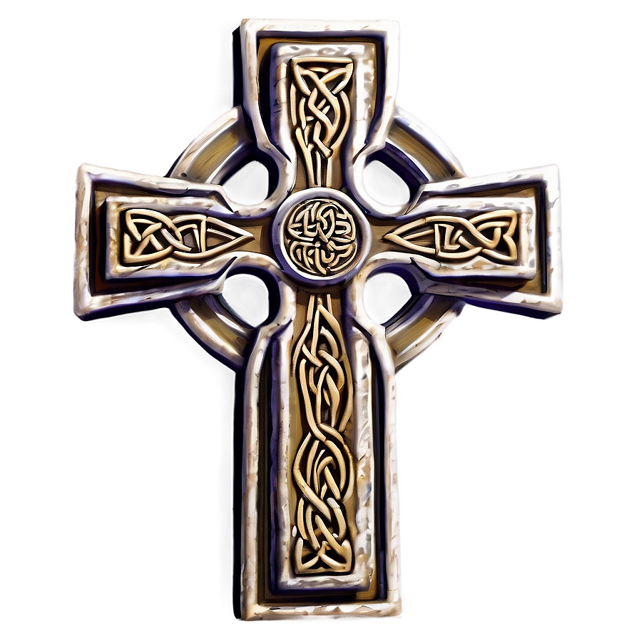 Celtic Cross In 3d Perspective Png Yqp