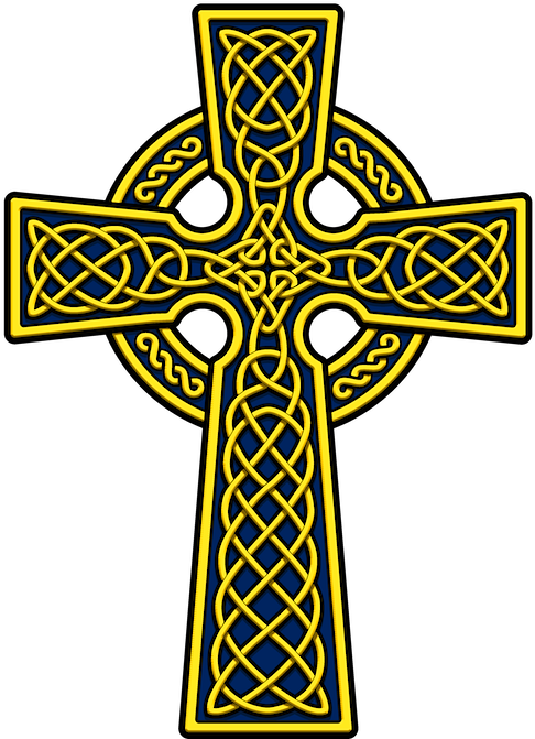 Celtic Cross Knotwork Art