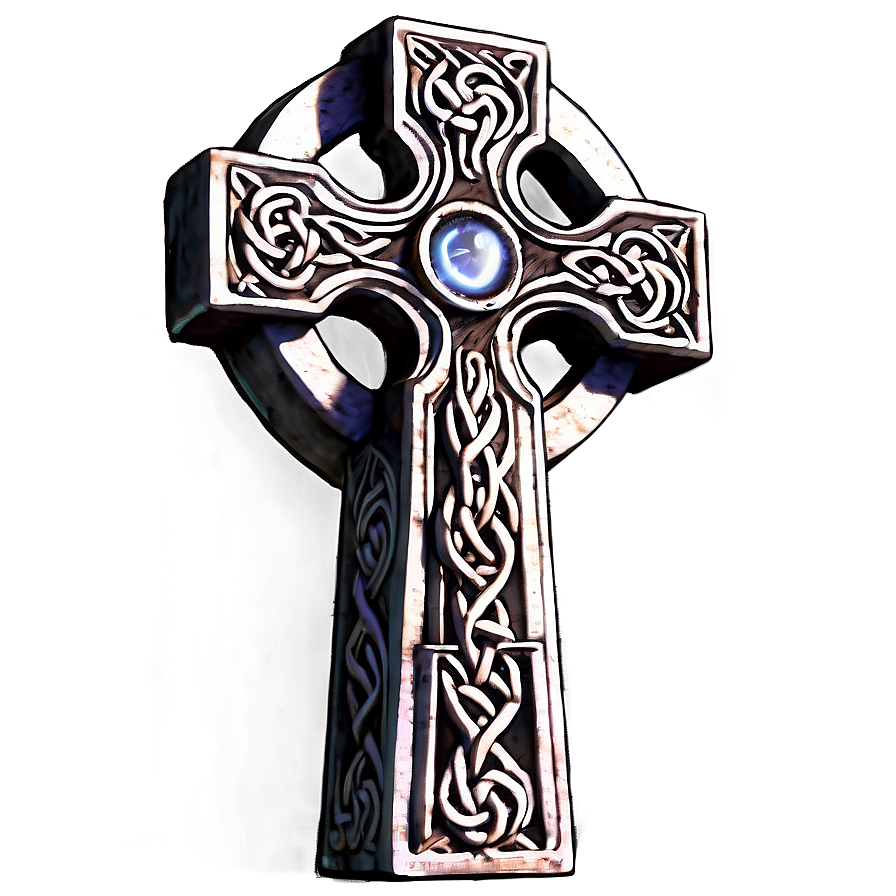 Celtic Cross With Holy Light Png 20