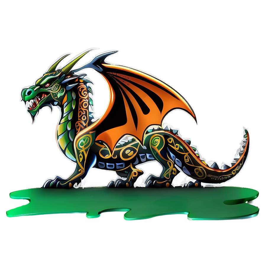 Celtic Dragon Clipart Png Nos66