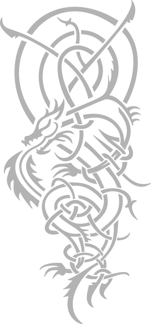 Celtic Dragon Tattoo Design