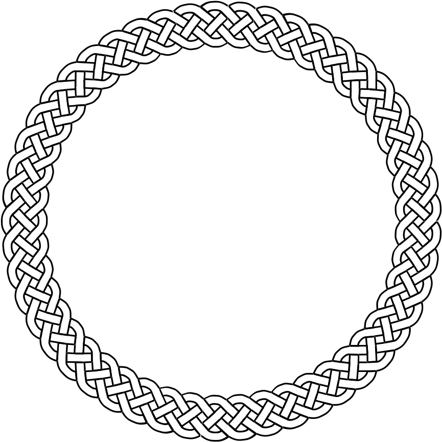 Celtic Knot Circle Design