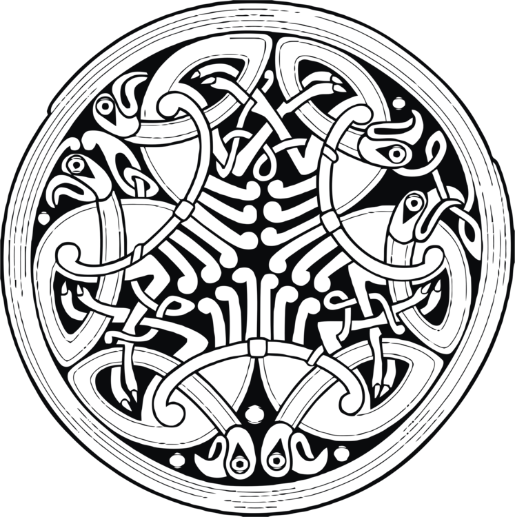 Celtic Knotwork Circle Design