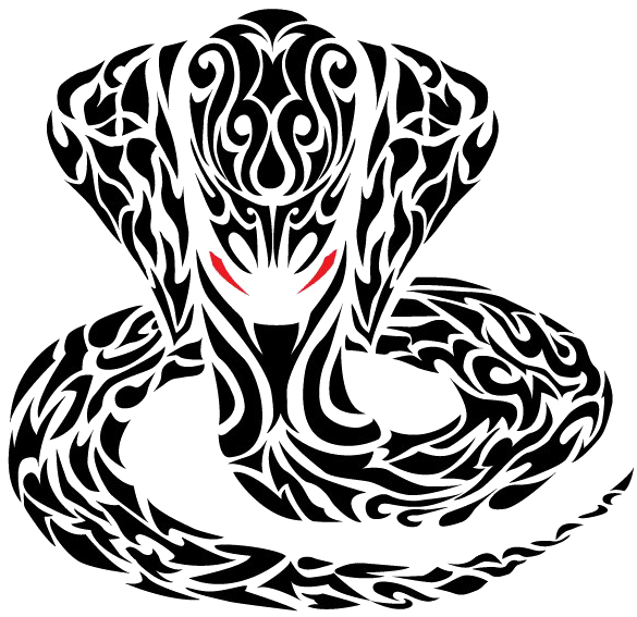 Transparent Snake Tattoo Png - Tribal Snake Design, Png Download PNG with transparent background