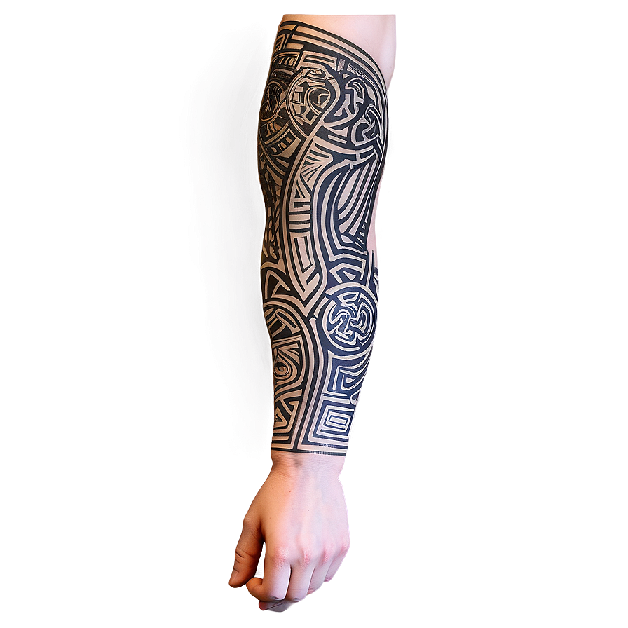 Celtic Tattoo Sleeve Diagram Png 71