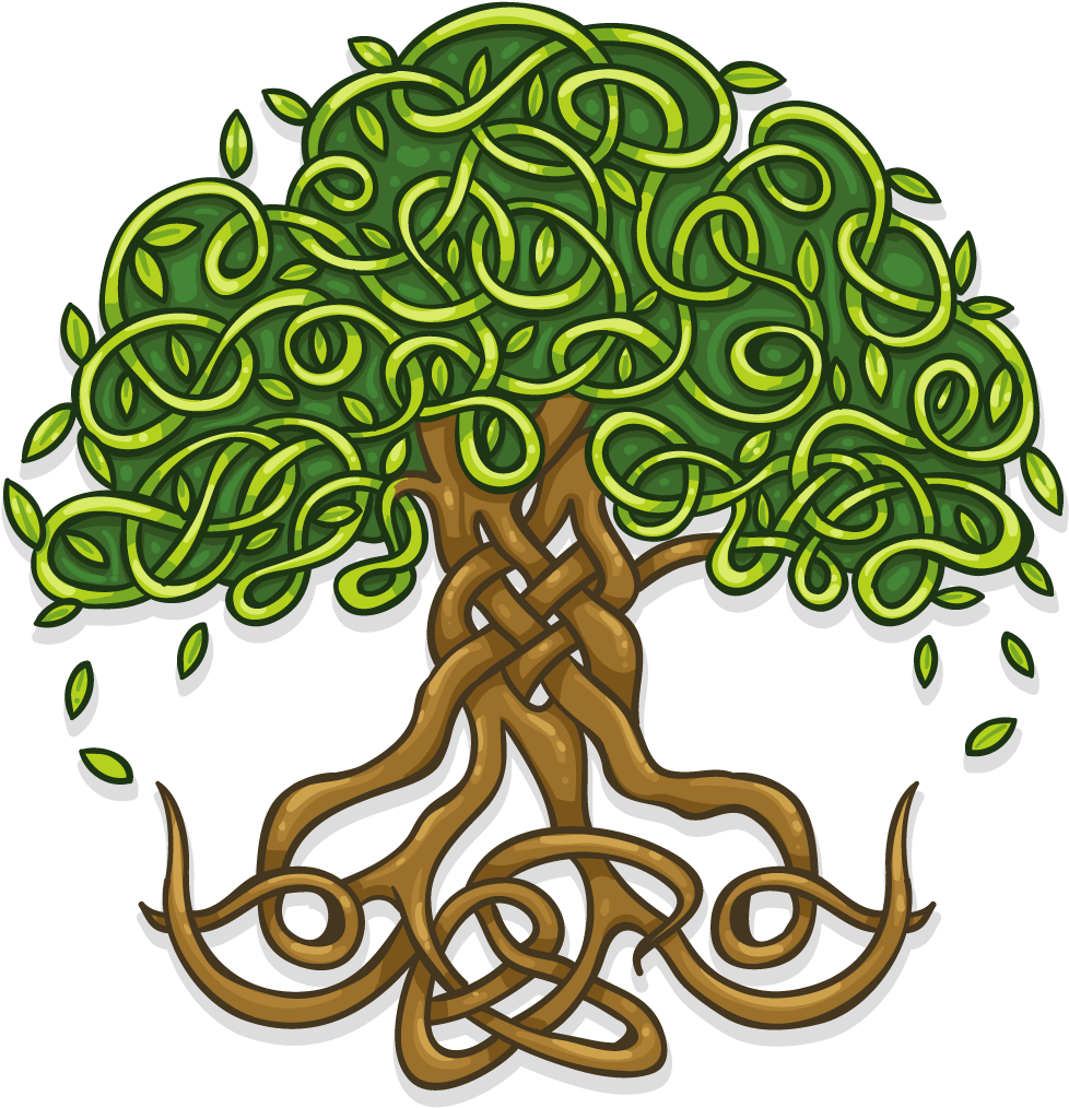 Celtic Treeof Life Artwork PNG with transparent background