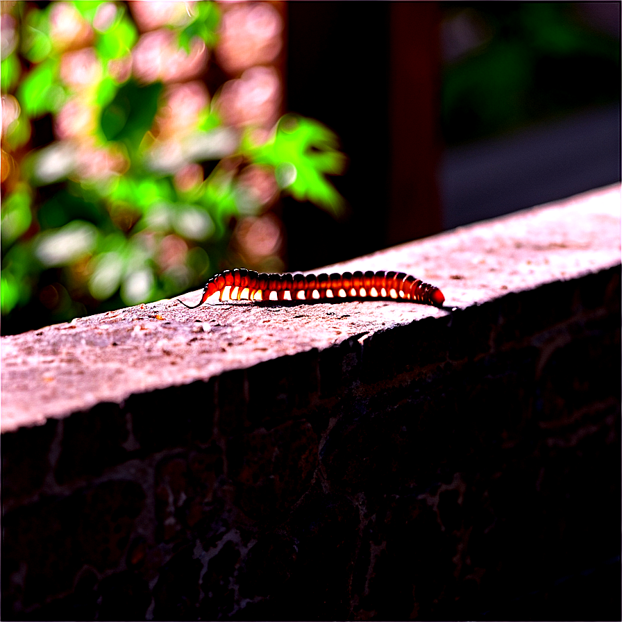 Centipede In Urban Environment Png Quv