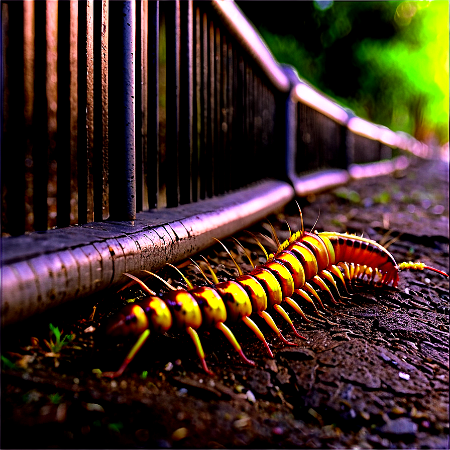 Centipede In Urban Environment Png Wra72