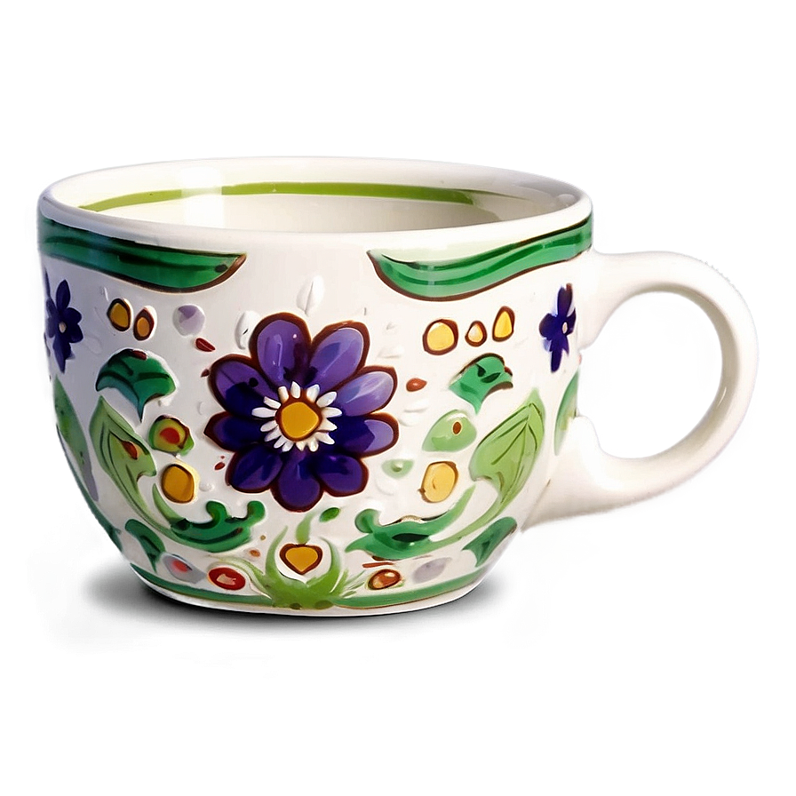 Ceramic Mug Artwork PNG 05242024 PNG image with a transparent background, free high-resolution download