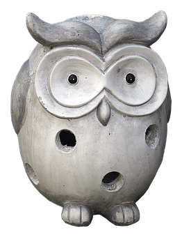 Ceramic Owl Figurine