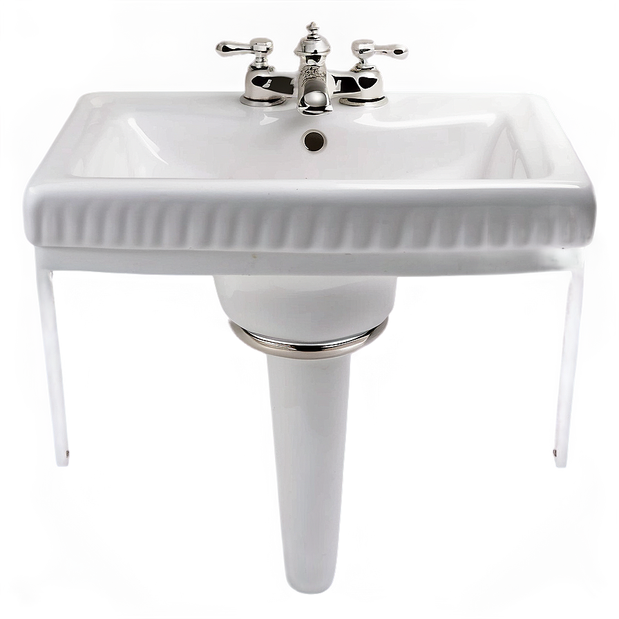 Ceramic Pedestal Sink Png 05242024