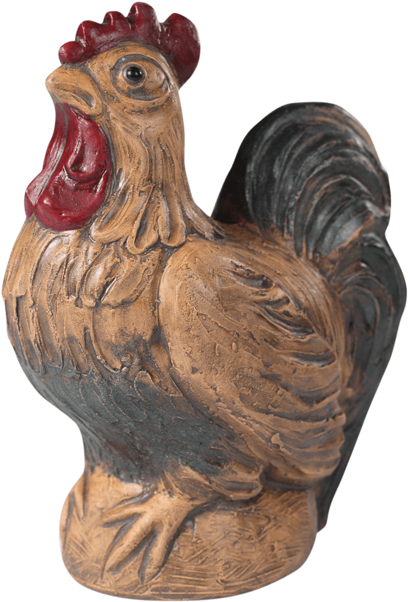 Ceramic Rooster Figurine