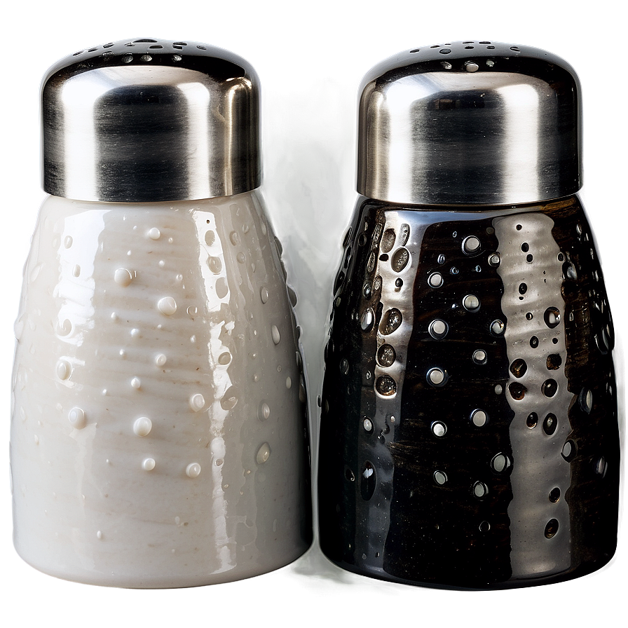 Ceramic Salt And Pepper Shakers Png 06292024