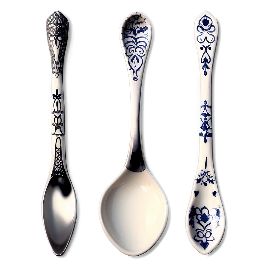 Ceramic Serving Spoons Png 16