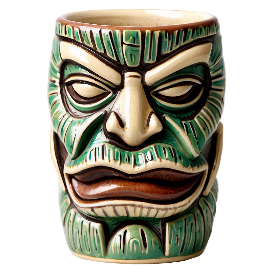 Ceramic Tiki Mug Png 37