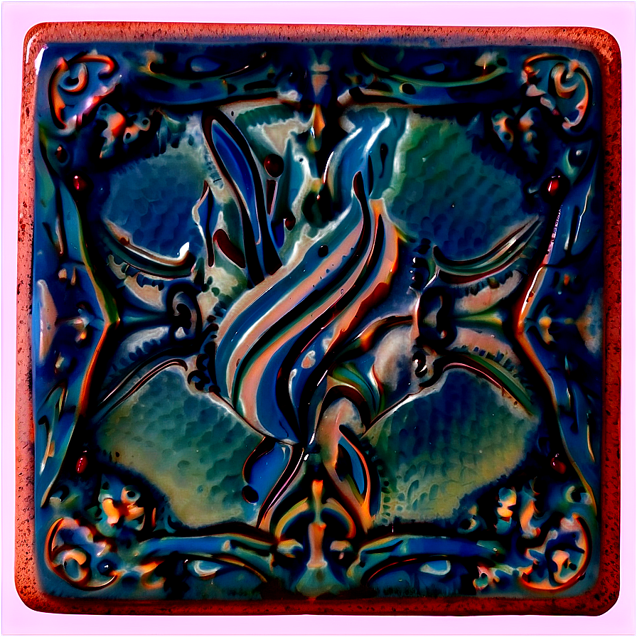 Ceramic Tile Coaster Png Jhu18