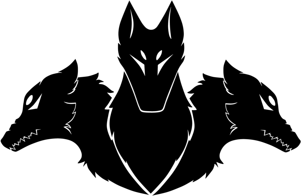 Cerberus Silhouette Graphic