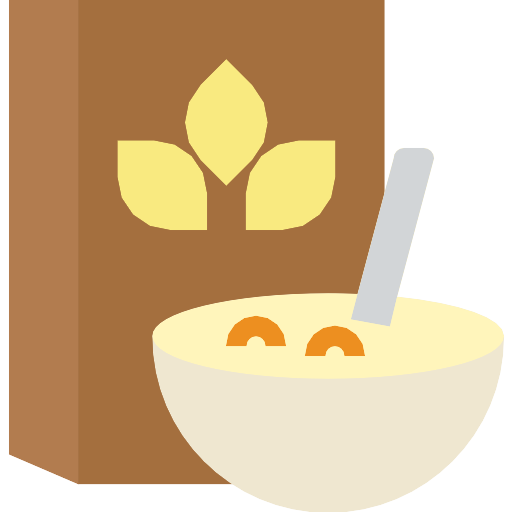 Cereal Bowland Box Graphic PNG with transparent background