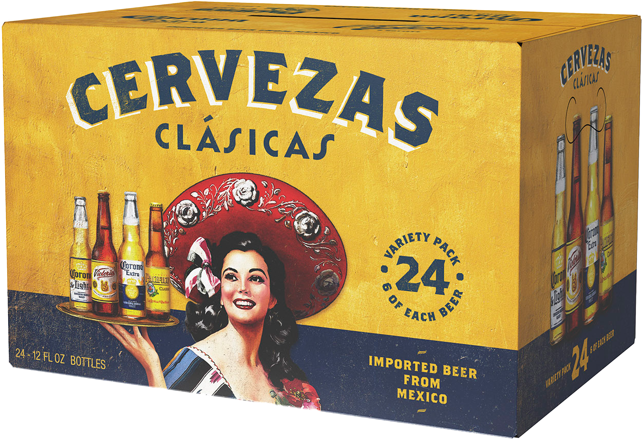 Cervezas Clasicas Variety Pack Box